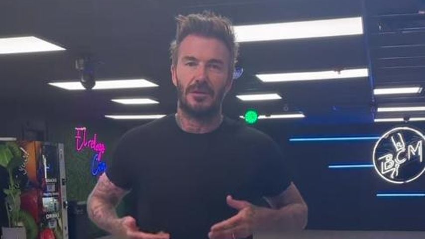 David Beckham besucht einen Salsa-Kurs, April 2023