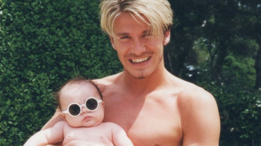 David Beckham und sein Sohn Brooklyn