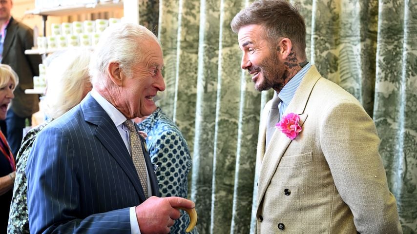 König Charles und David Beckham treffen sich zum Gärtnern