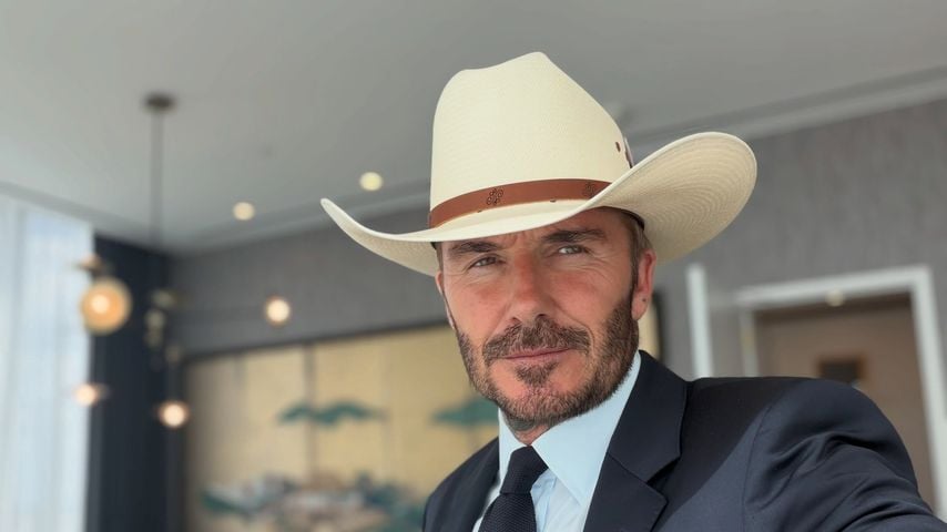 "Texas-Gangster": David Beckham mit Cowboyhut bei WM-Spiel