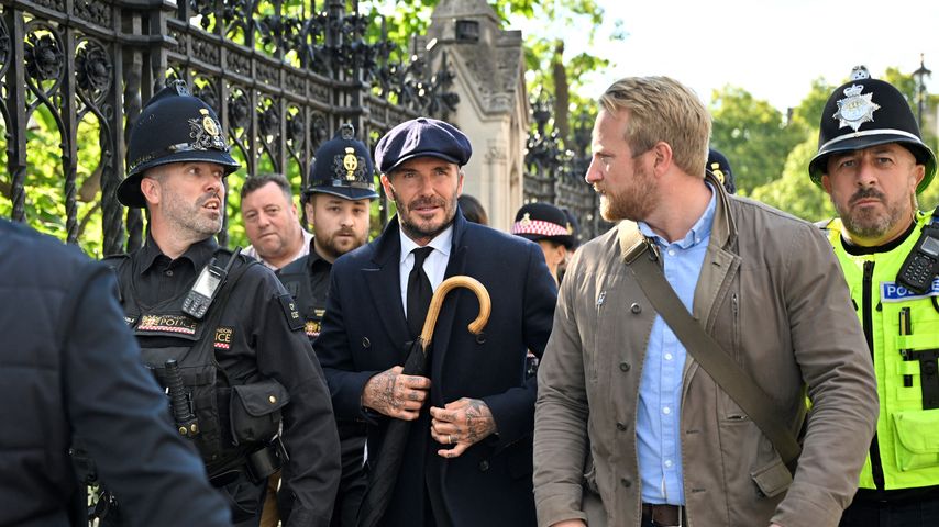 Queen-Abschied: Darum wartete David Beckham zwölf Stunden
