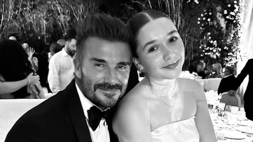 David Beckham und Harper Beckham, 2024