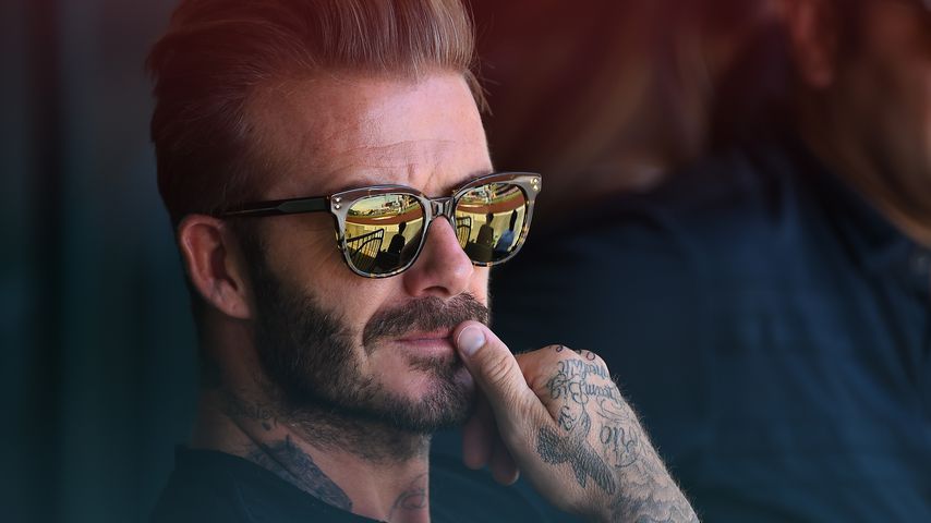 David Beckham im Angel Stadium in Anaheim im August 2016