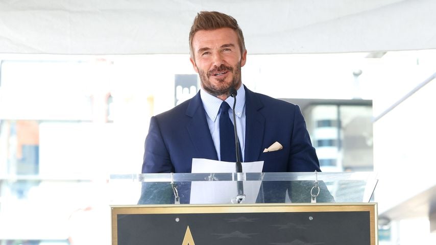 David Beckham stoppt Fragen zu seinem Sohn Brooklyn abrupt