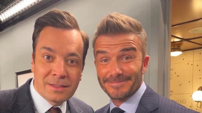 Jimmy Fallon und David Beckham, 2020