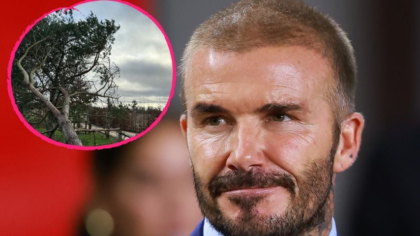 "Am Boden zerstört": David Beckhams Haus von Sturm verwüstet
