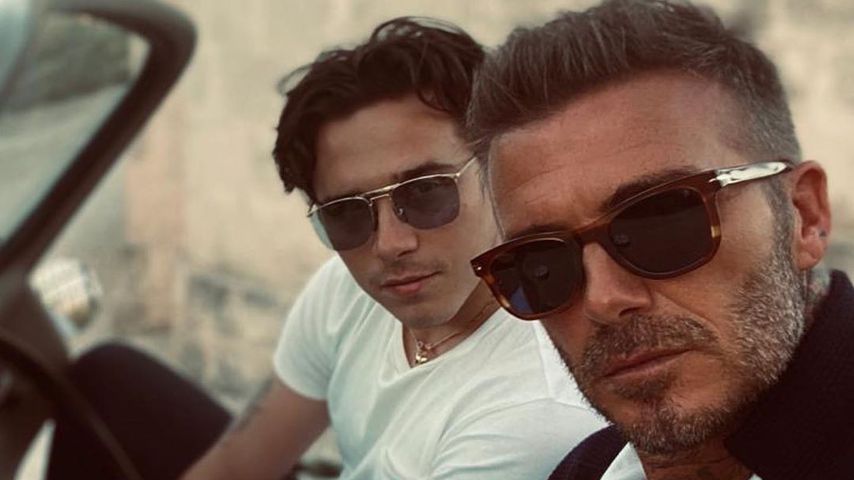 David Beckham und sein Sohn Brooklyn