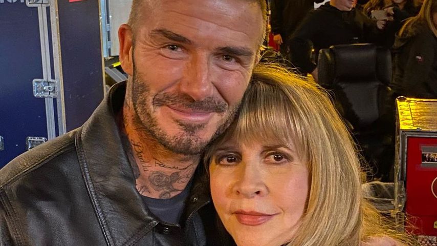 David Beckham und Stevie Nicks beim Fleetwood-Mac-Konzert im November 2019