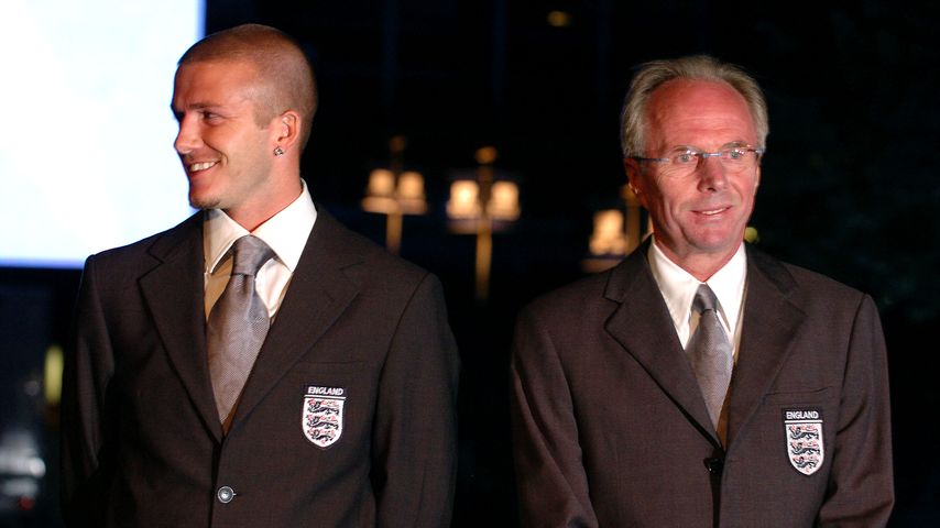 David Beckham und Sven-Göran Eriksson, 2004