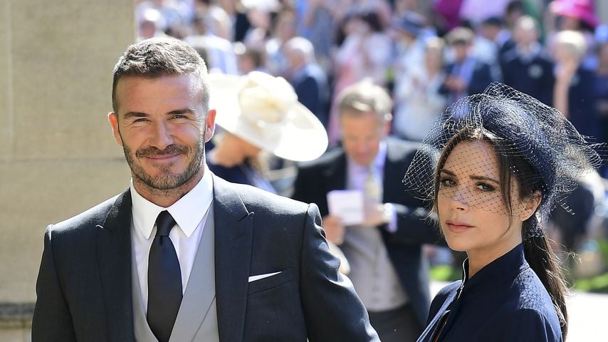 David Beckham und Victoria  Beckham im Mai 2018