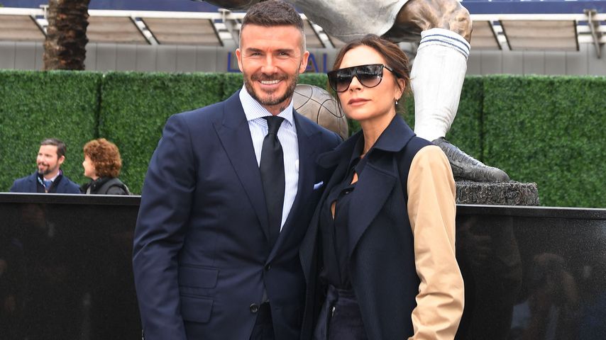 David Beckham und Victoria Beckham, März 2019