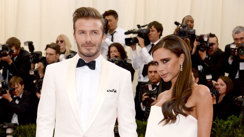David Beckham und Victoria Beckham im Mai 2014