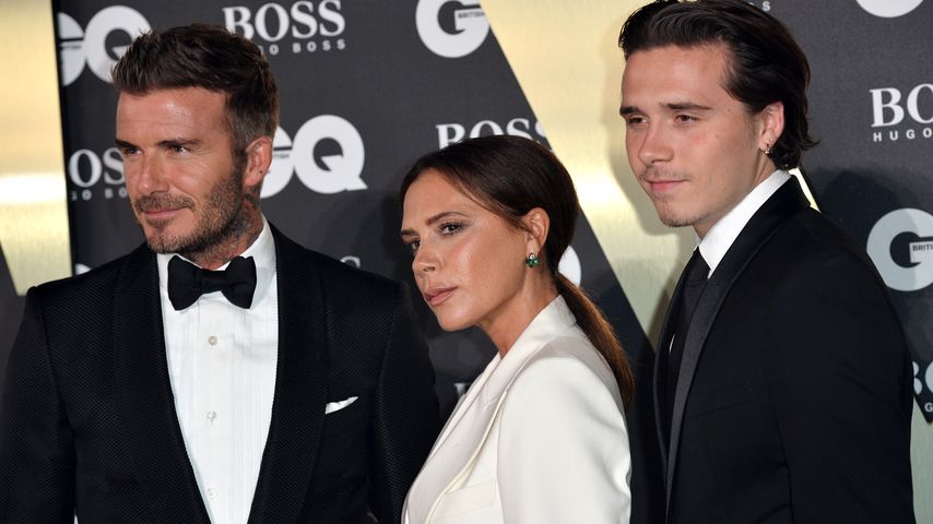 David Beckham, Victoria Beckham und Sohn Brooklyn Beckhahm bei GQ Award 2019