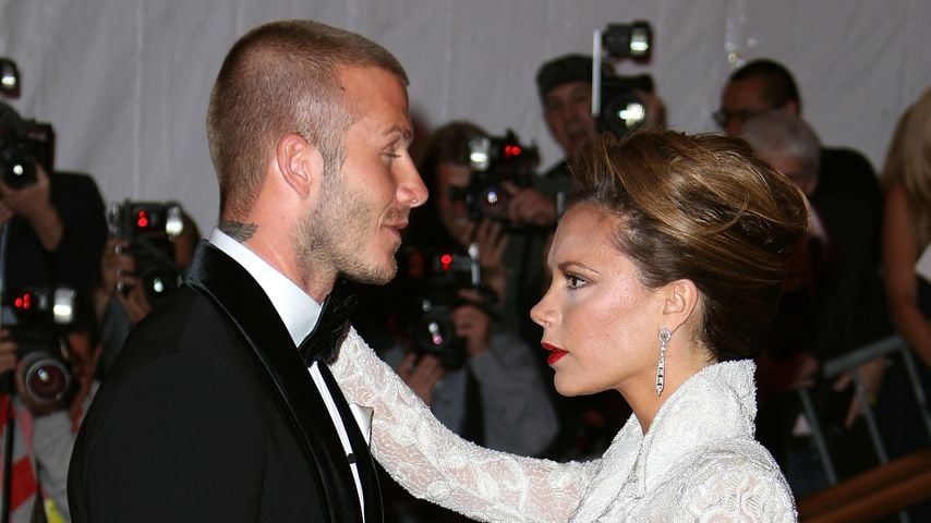 David Beckham und seine Victoria im Jahr 2008