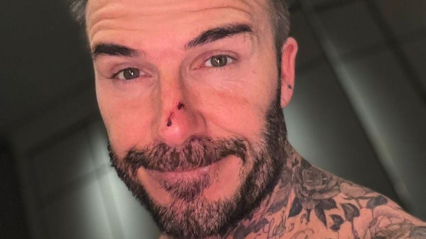Beim Kitzeln: David Beckham von Tochter Harper gebissen