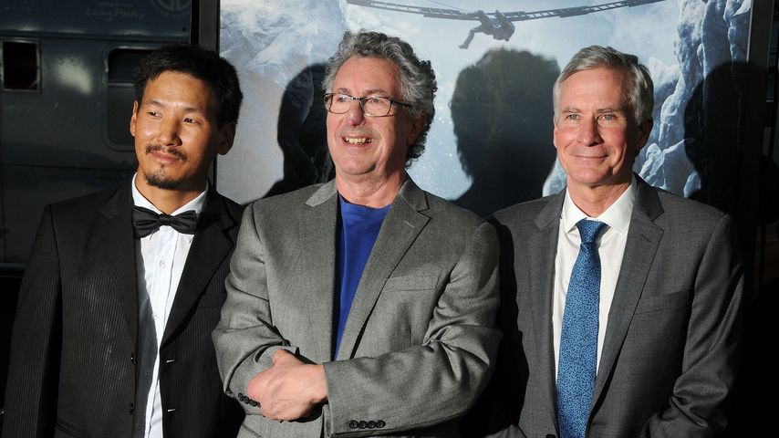David Breashears (rechts) und Kollegen bei der "Everest"-Premiere