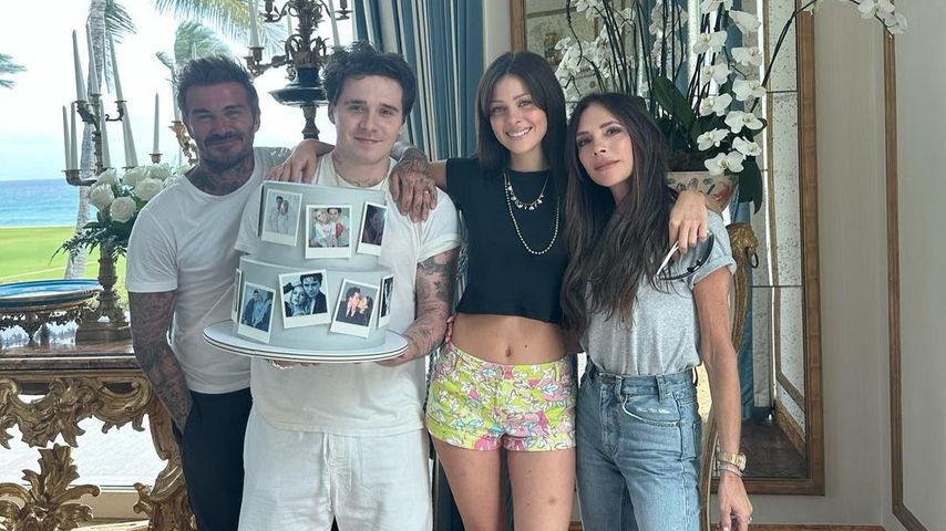 Kein Streit: Nicola und Brooklyn facetimen mit Vic Beckham