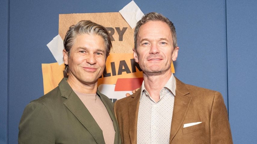 David Burtka und Neil Patrick Harris bei der Premiere von "Every Brilliant Thing" im Hudson Theatre in New York