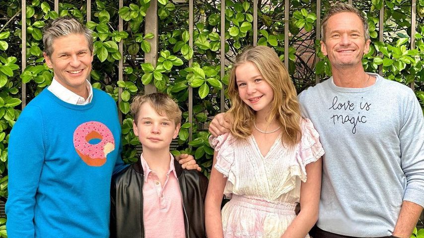 David Burtka und Neil Patrick Harris mit ihren Kindern Gideon und Harper