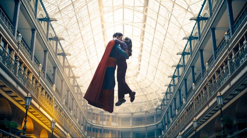 David Corenswet als Superman und Rachel Brosnahan als Lois Lane in "Superman", 2025