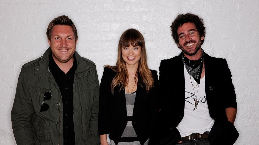 David Darg, Olivia Wilde und Bryn Mooser im April 2011