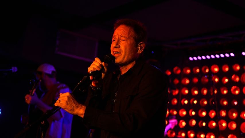 David Duchovny tritt 2023 bei der Tribeca Festival Music Lounge in New York City auf