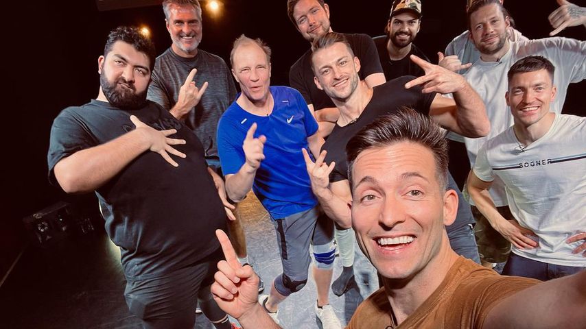 So ging es backstage bei den "Stars gegen Krebs"-Männern zu