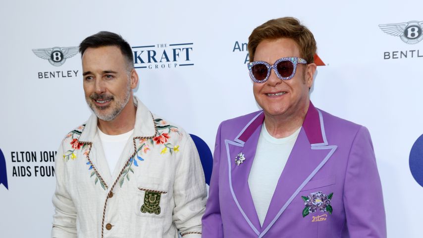 David Furnish und Elton John 2019 in Cannes