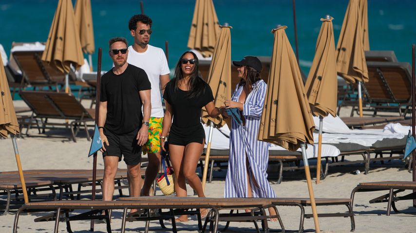 David Guetta und Jessica Ledon im Februar 2023
