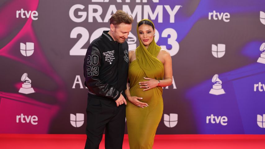 David Guetta und Jessica Ledon im November 2023