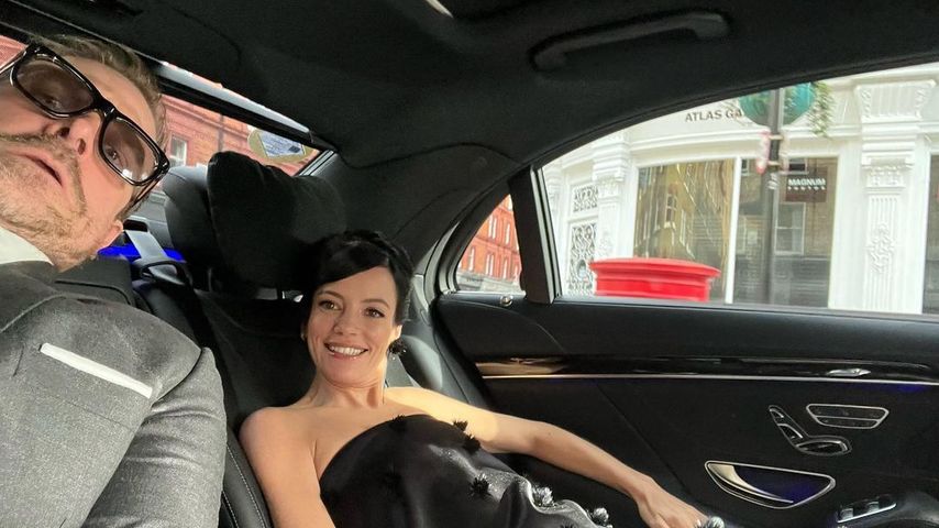 David Harbour mit Lily Allen, April 2022