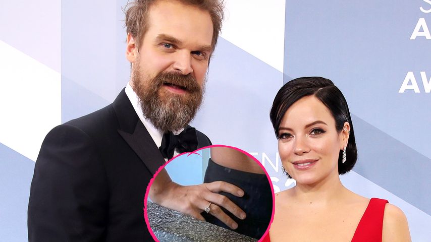 Fetter Klunker: Sind Lily Allen und David Harbour verlobt?