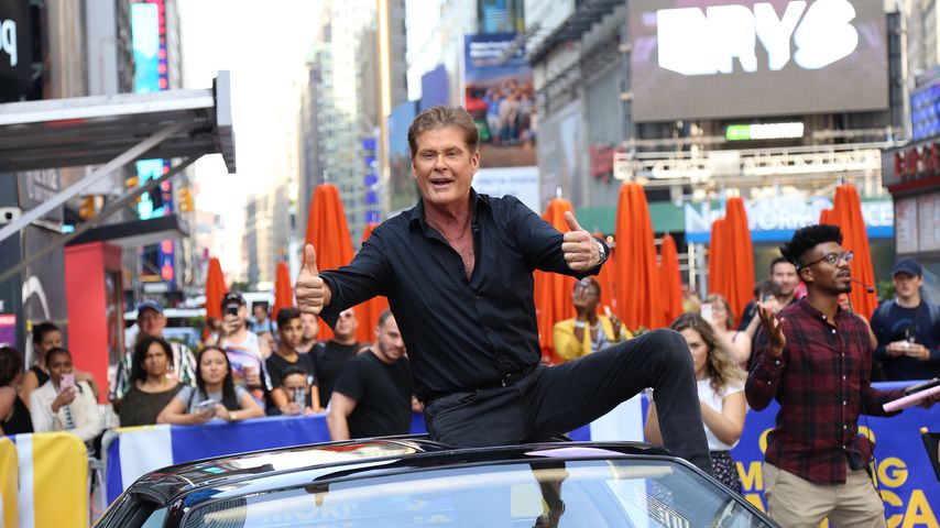 "The Hoff" traf nach Jahren auf sein sprechendes Auto KITT