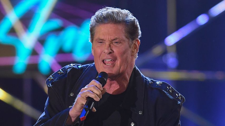 David Hasselhoff bei "50 Jahre Hitparade" in Offenburg im April 2019