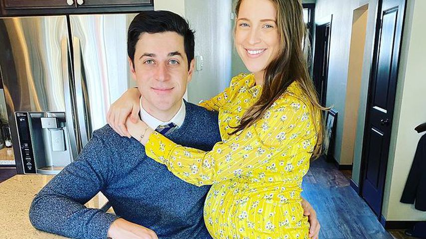 David Henrie mir seiner Frau Maria
