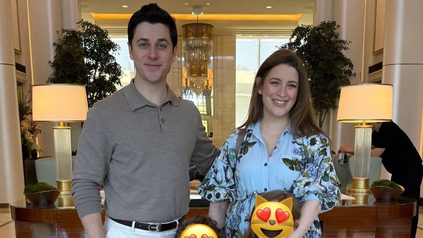 David Henrie mit seiner Frau Maria und ihren Kindern, April 2026