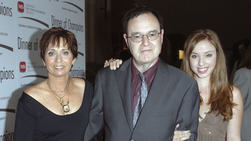 David Lander mit seiner Frau Kathy und seiner Tochter Natalie, 2005
