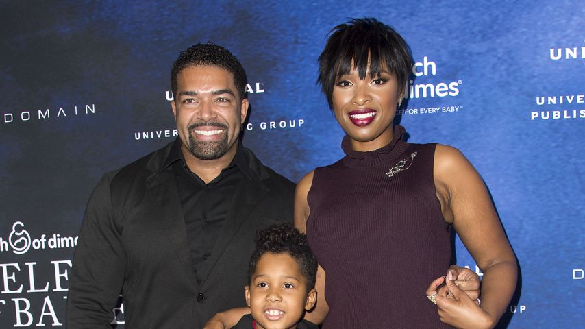 David Otunga, David Otunga Jr. und Jennifer Hudson im Dezember 2016