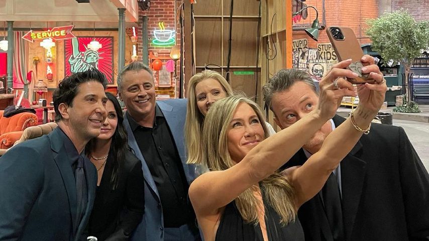 David Schwimmer, Courteney Cox, Matt LeBlanc, Lisa Kudrow, Jennifer Aniston und Matthew Perry