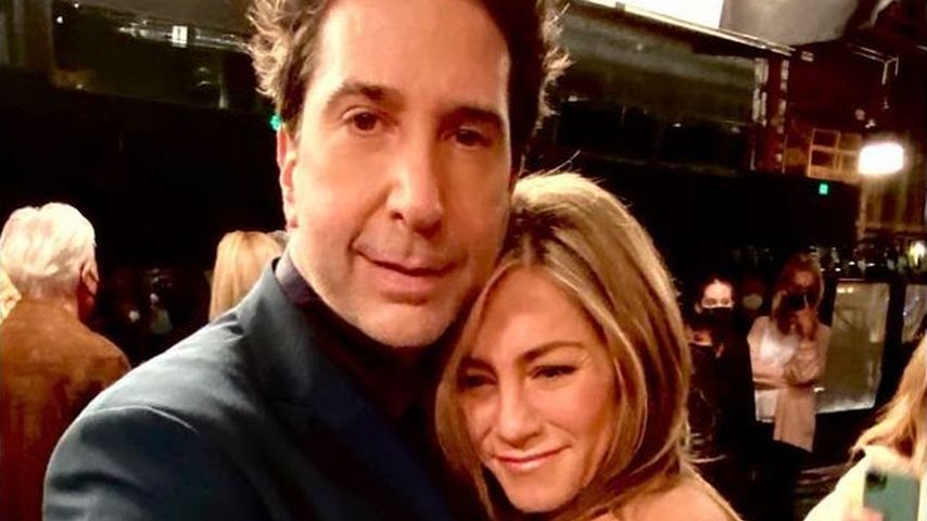 David Schwimmer und Jennifer Aniston, 2021