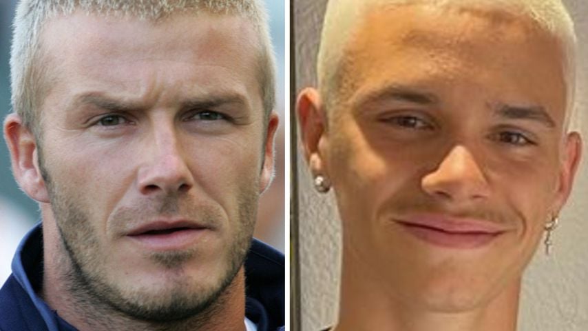 David Beckham amüsiert: Sohn Romeo kopiert seine 2007-Frisur