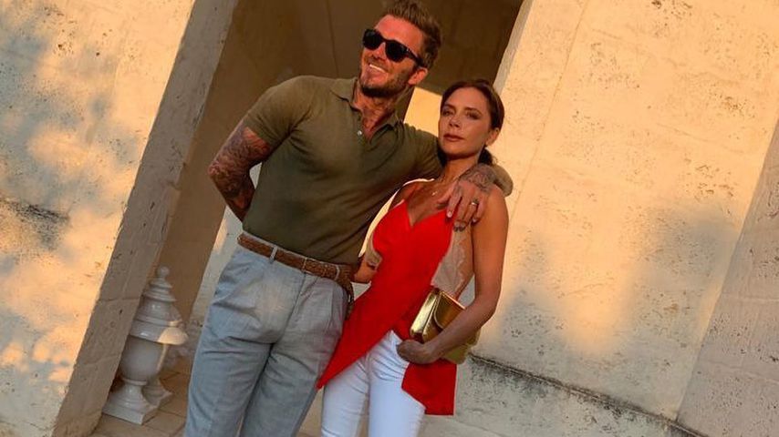 "Nettes Paket": David Beckhams Hose gibt guten Einblick