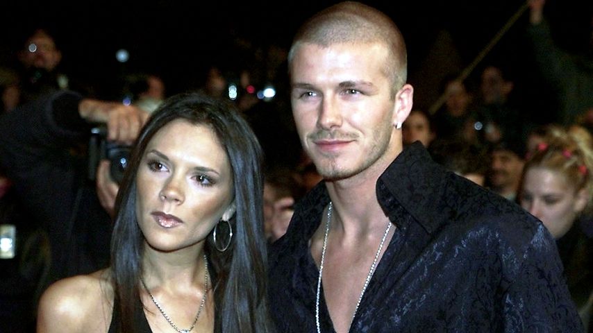 David und Victoria Beckham, Januar 2001