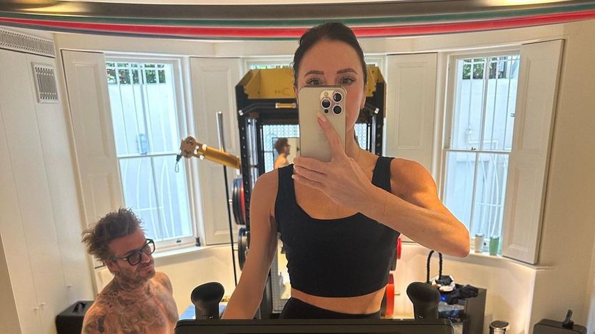 "Tut nicht viel": Vic Beckham veräppelt David beim Sport!