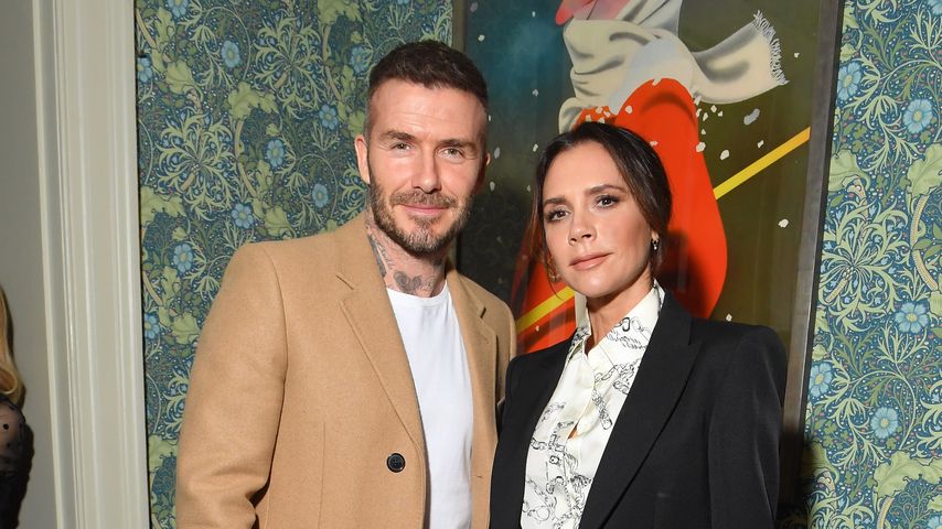David und Victoria Beckham in London im Februar 2019