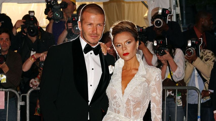 David und Victoria Beckham in New York City, 2008