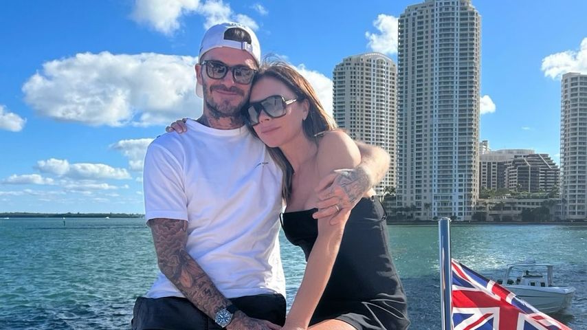 David und Victoria Beckham im Januar 2022