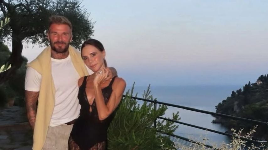 David und Victoria Beckham in Portofino, 2026