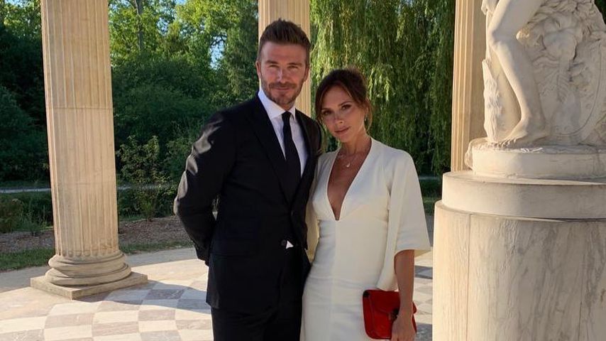 David und Victoria Beckham am Schloss Versailles