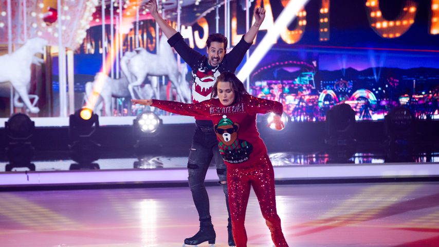 David Vincour und Nadine Angerer bei "Dancing on Ice" 2019
